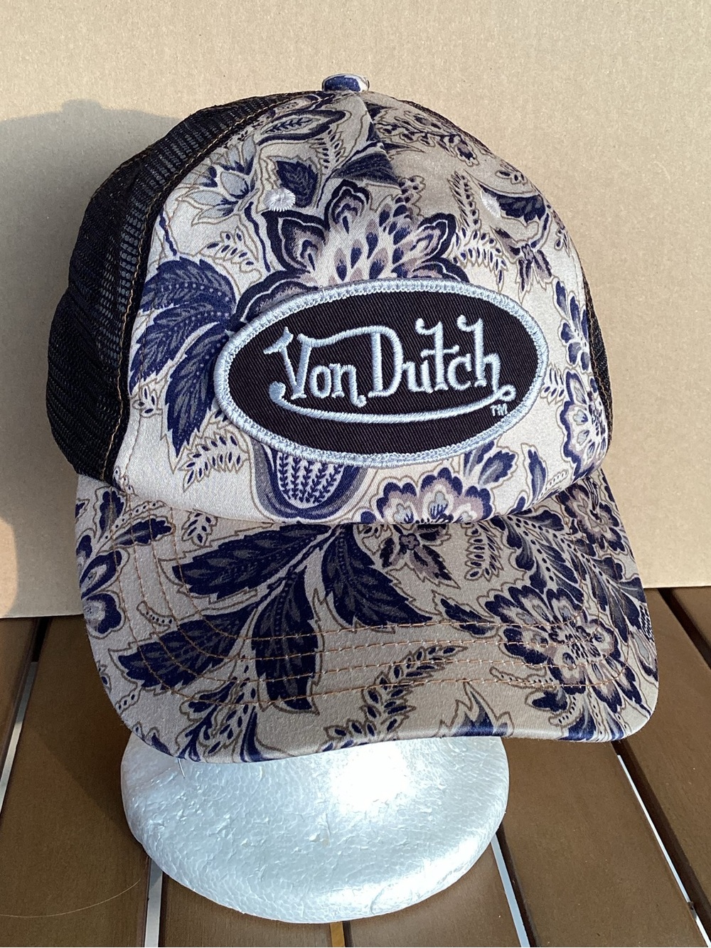 Von Dutch floral paisley SnapBack Trucker Hat Kustom made